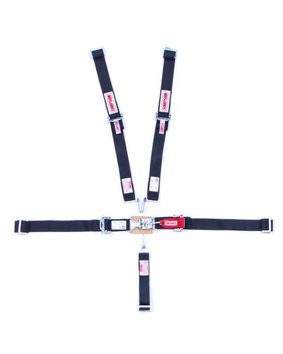 Simpson Safety SIM29025BK 5-pt Harness System Jr Wrap Around BK