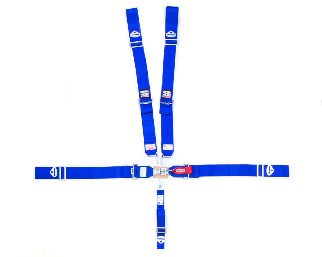 Simpson Safety SIM29043BL 5-pt Sport Harness Systm LL P/D B/I Ind 55in