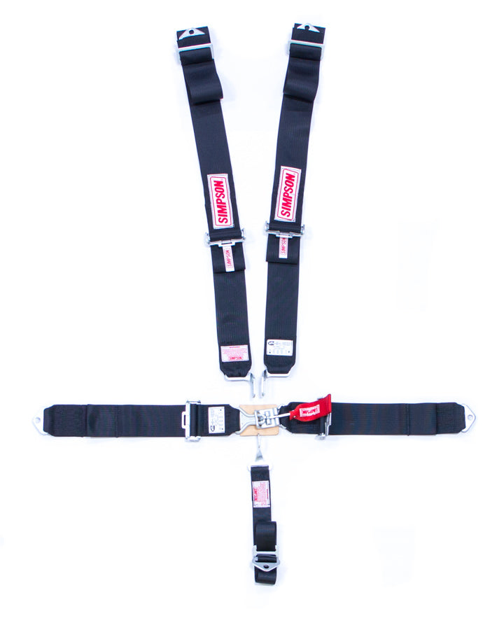 Simpson Safety SIM29063BK 5-PT Harness System LL P/D B/I Ind 55in