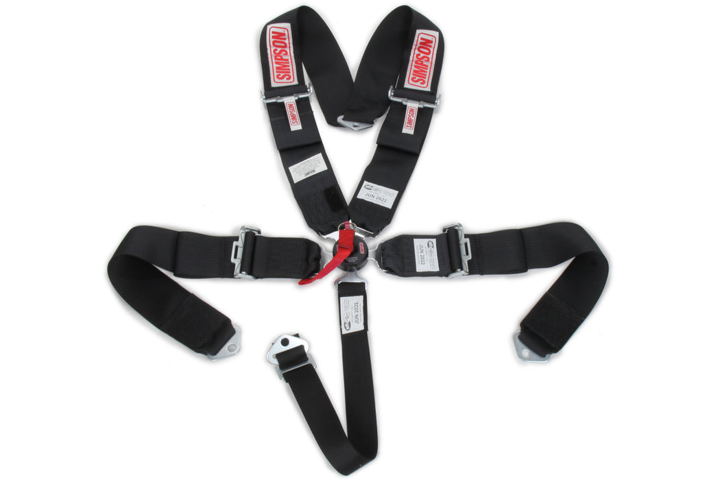 Simpson Safety SIM29108BK 5 Pt Harness System CL P/D B/I 55in