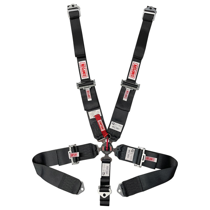 Simpson Safety SIM29110BKH 5PT Harness System CL P/D HNR B/I IND 55in BK
