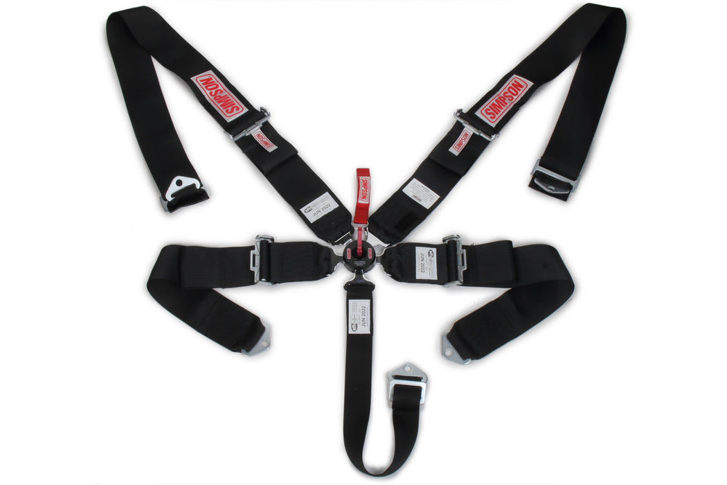 Simpson Safety SIM29110BK 5-PT Harness System CL P/D B/I Ind 55in