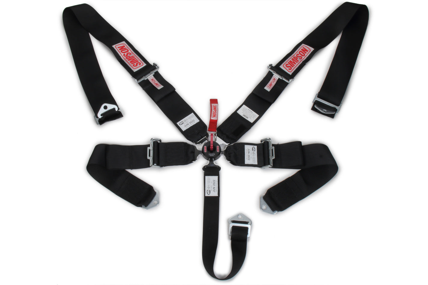 Simpson Safety SIM29110BK 5-PT Harness System CL P/D B/I Ind 55in