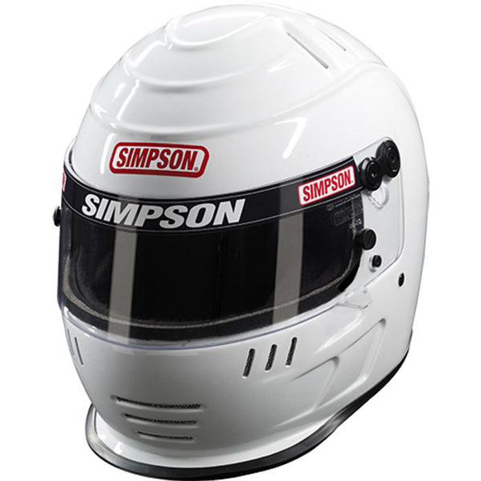 Simpson Safety SIM7707381 Helmet Speedway Shark 7-3/8 White SA2020