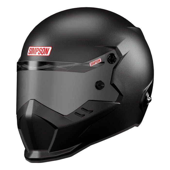 Simpson Safety SIM9290008 Helmet KingSnake X- Small Matte Black SA2025