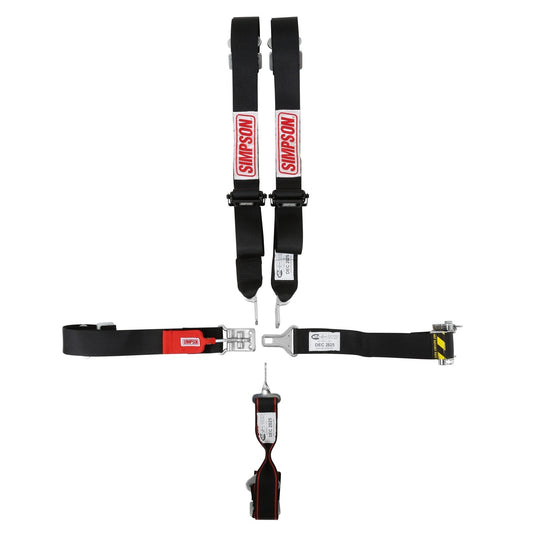 Simpson Safety SIMSB51204-2IN Harness 5pt L&L 2in Blk Ratchet