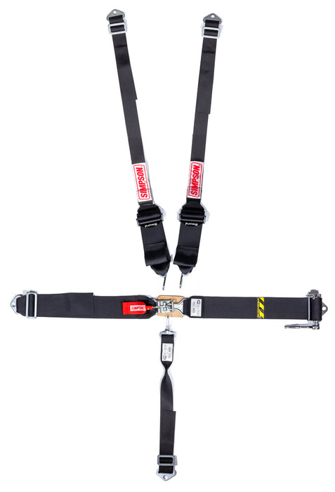 Simpson Safety SIMSB51204 5-PT Harness System Alum Ratchet Left Side