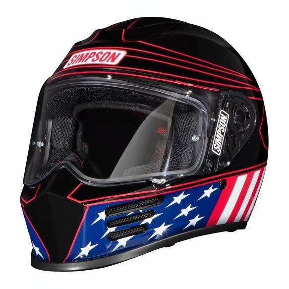 Simpson Safety SIMSPBAM1LG Helmet Americana Classic Speed Bandit Large