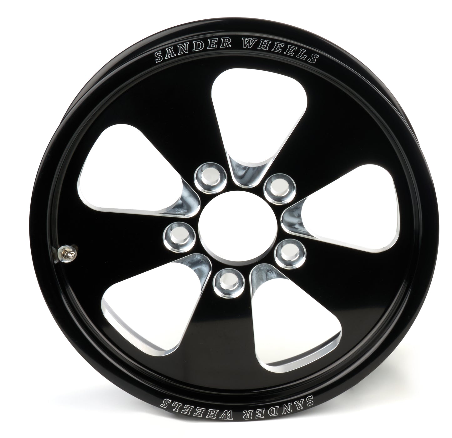 Sander Engineering SND7401535475M 740 SERIES 15X3.5X2.2 FR GD 5 SPOKE 5X4.75 BLK &