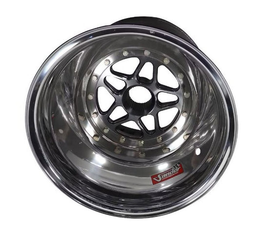 Sander Engineering SNDS15-176-SO2 Sprint Wheel 15x17 6in BS Outside Lock W/Cover
