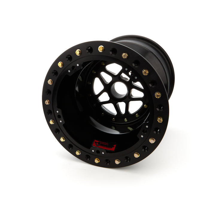 Sander Engineering SNDS15-177-SO2-B Sprint Wheel 15x17 7in BS Outside Lock Black