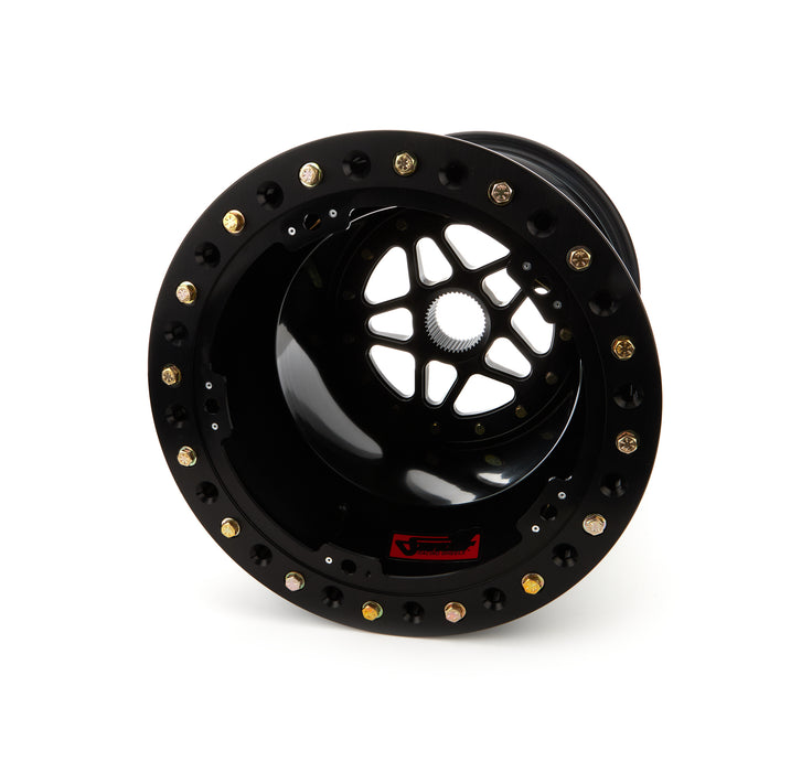 Sander Engineering SNDS15-185-SO2-B Sprint Wheel 15x18 5in BS Outside Lock Black
