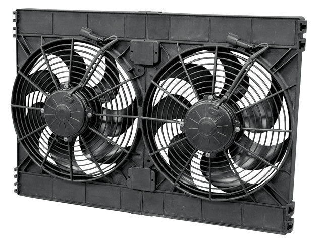 Spal Advanced Technologies SPA30102130 Dual 12in Puller Fan Curved Blade 3168 CFM