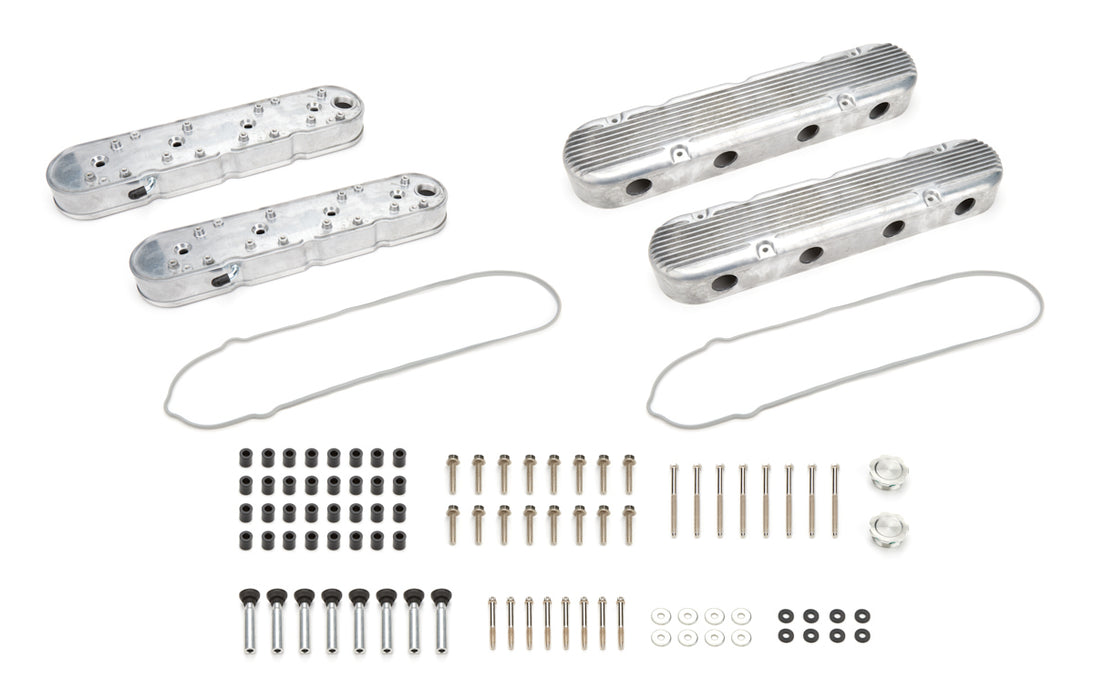 Specialty Products Company SPC8536 Valve Covers GM LS 2-Piece Tall Finned Alum