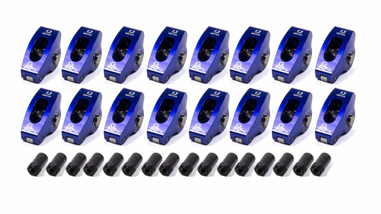 Scorpion Performance SPN1004 SBC Roller Rocker Arms 1.3 Ratio 3/8 Stud