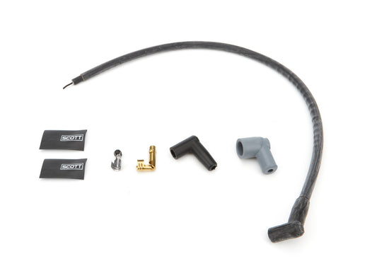 Scott Performance SPWCH-426-1 SBF Spark Plug Wire Set 45-Degree - Black