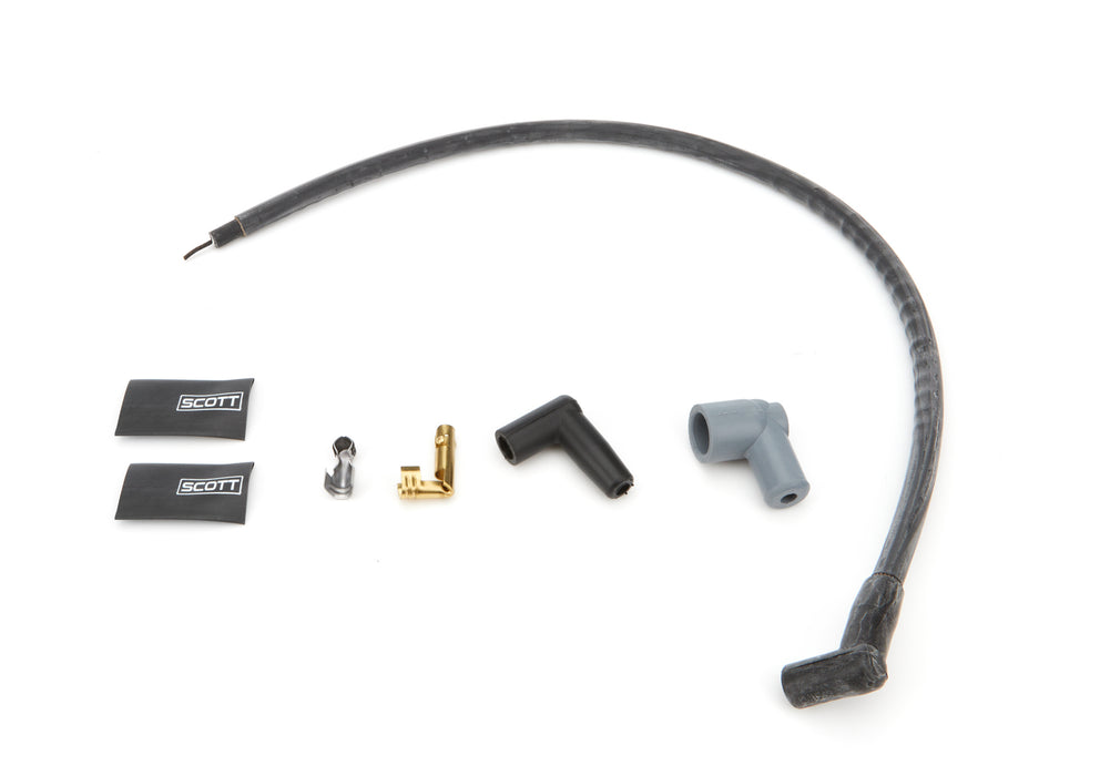 Scott Performance SPWCH-426-1 SBF Spark Plug Wire Set 45-Degree - Black