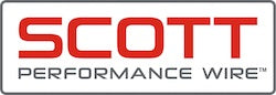 Scott Performance SPWCH-435-2 SBC Spark Plug Wire Set 90-Degree - Red