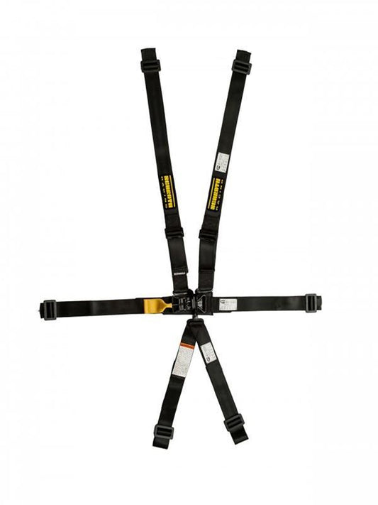 Schroth Racing SRBSR61550H-R 5pt Harness LL Ratchet 2in RS / PU Adjust Black