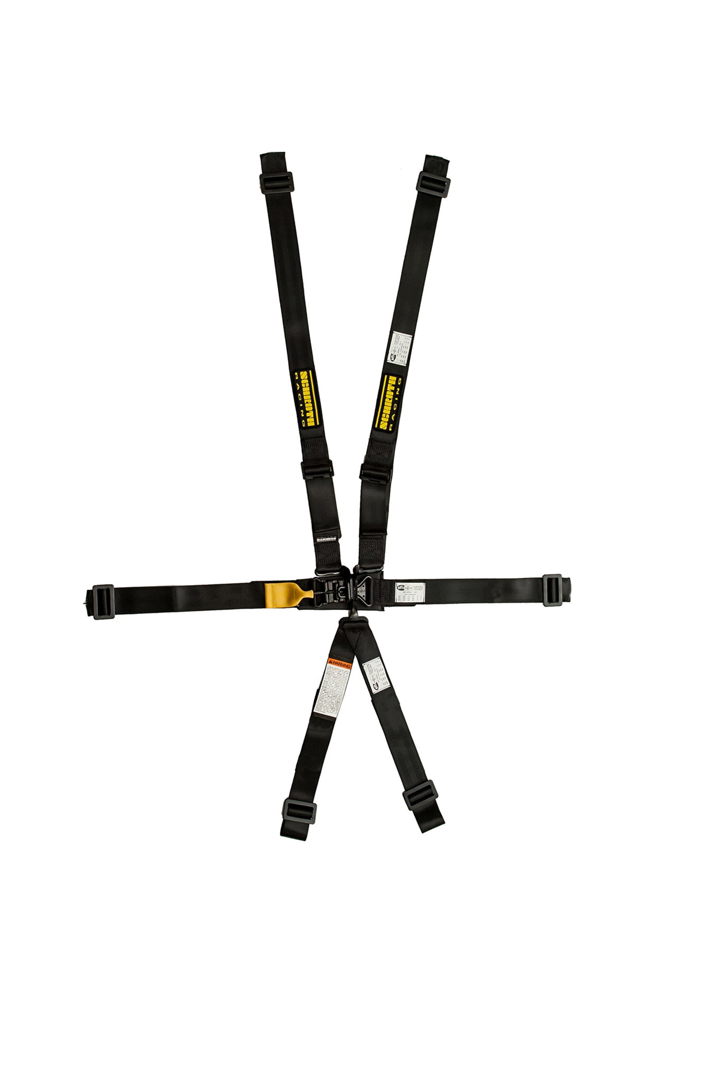 Schroth Racing SRBSR61750H 5pt Harness LL2 P/U L&R 2in Black SFI 16.1