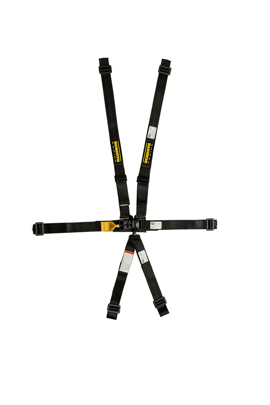 Schroth Racing SRBSR61750H 5pt Harness LL2 P/U L&R 2in Black SFI 16.1