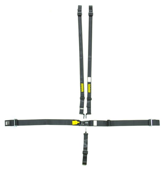 Schroth Racing SRBSR71050H 5pt Harness System SFI LatchLink Black HANS