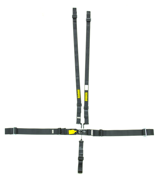 Schroth Racing SRBSR71750H 5pt Harness System SFI LatchLink Black HANS