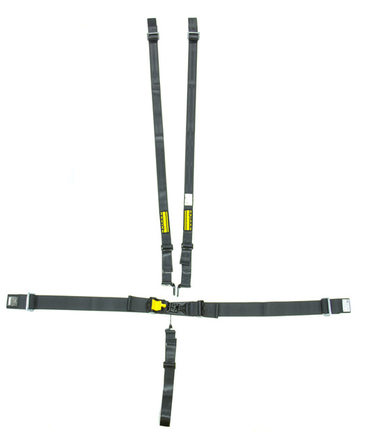 Schroth Racing SRBSR76751H 5pt Harness System SFI LatchLink Black HANS