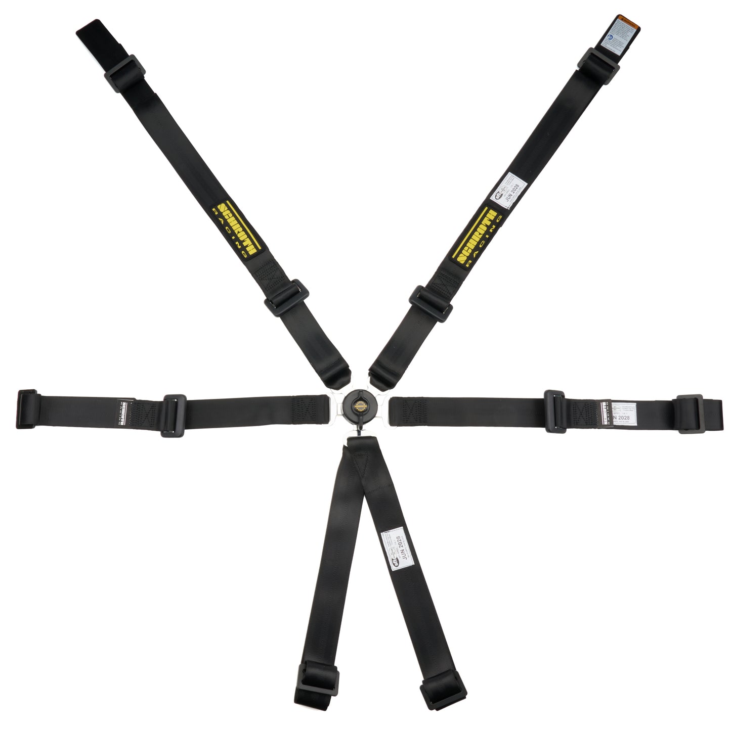 Schroth Racing SRBSR91152PUO-6 6pt Harness Profi 2x2 Pull-Up Lap