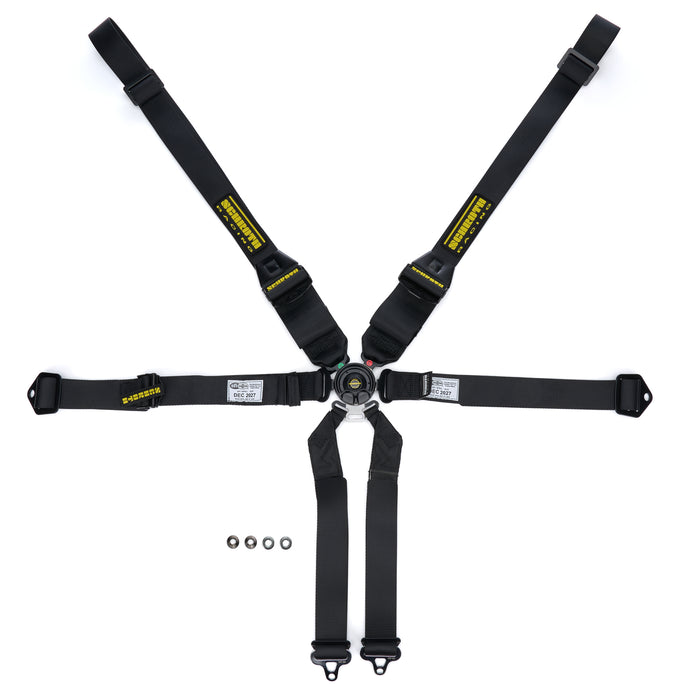 Schroth Racing SRBSR91556-6PU Harness 6pt Profi 3 Pull -Up Lap RH Hans Shldr