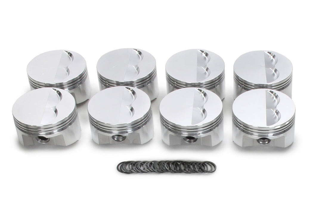 Sportsman Racing Products SRP138093 SBC Flat Top Piston Set 4.030 Bore -5cc