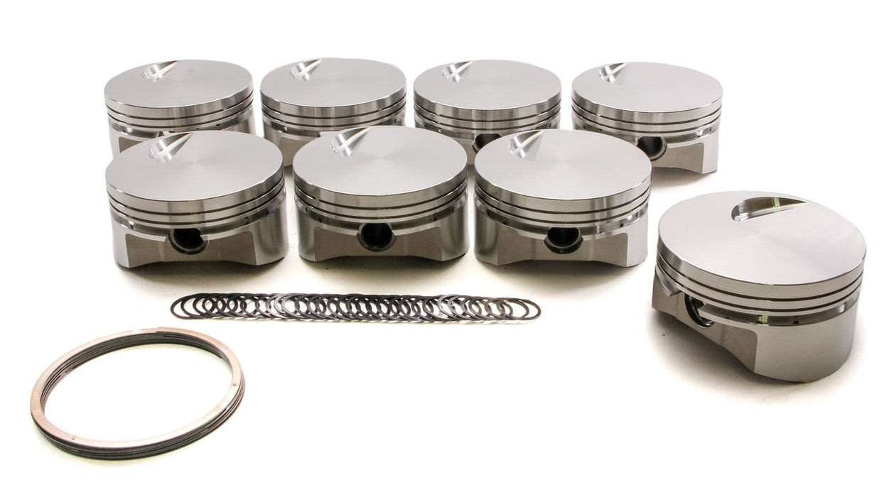 Sportsman Racing Products SRP142985 BBC Flat Top Piston Set 4.530 Bore -3cc
