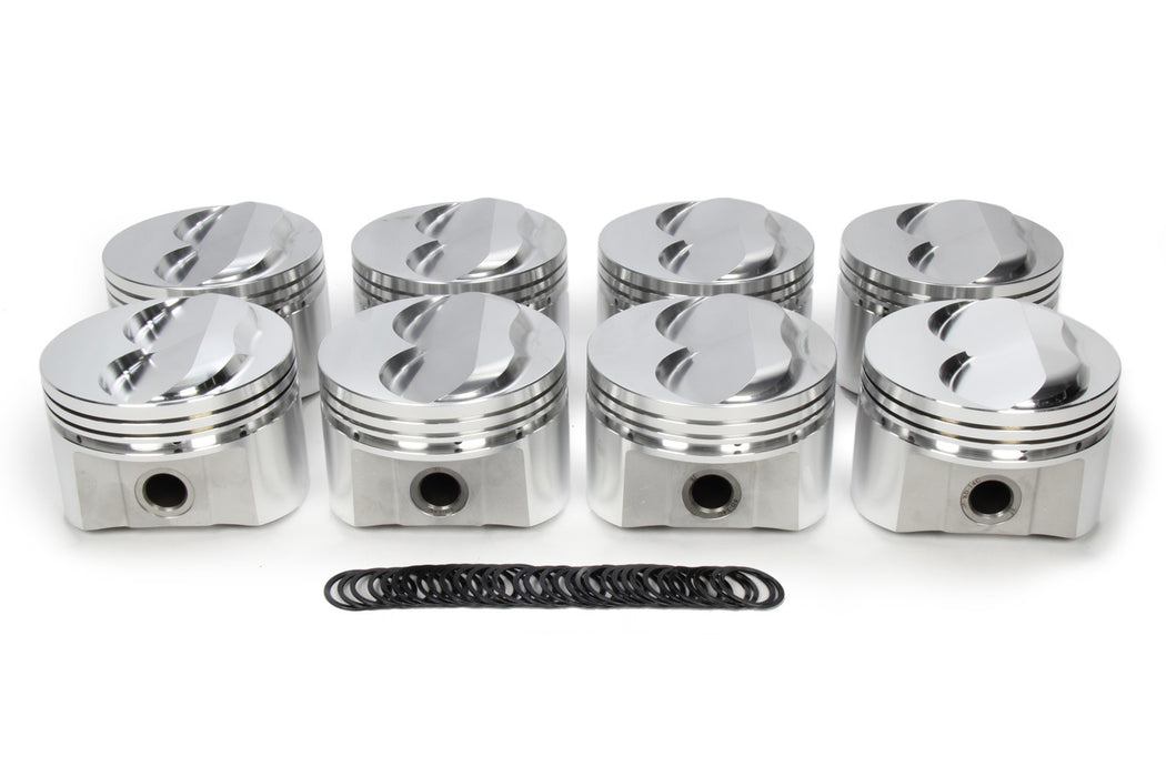Sportsman Racing Products SRP261357 SBC Domed Piston Set 4.040 Bore +6.5cc