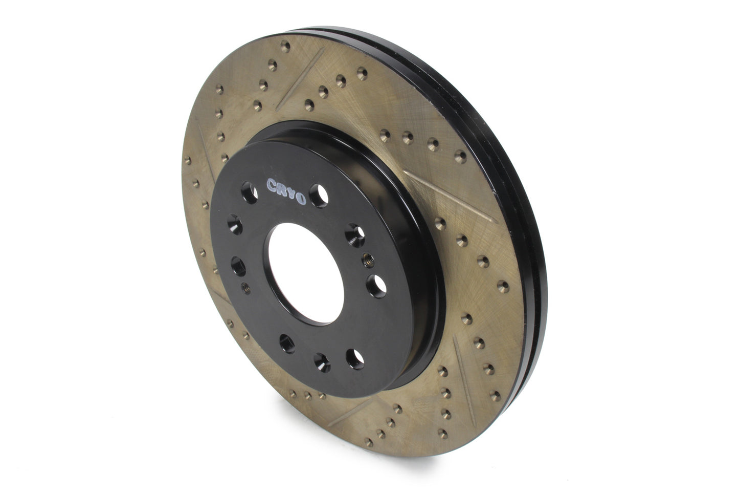 Stoptech STP127.66057CR Sport Cryo Drilled/Slott ed Brake Rotor Front
