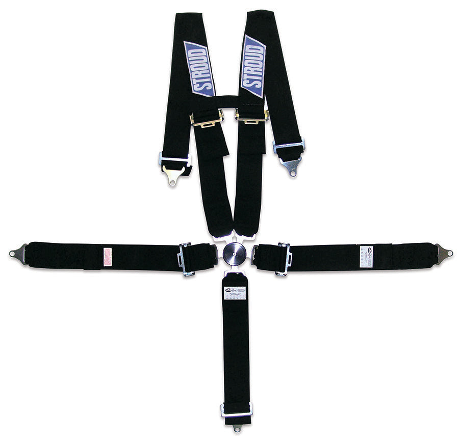 Stroud Safety STR2001 Racing Harness Kam Lock Black Individual
