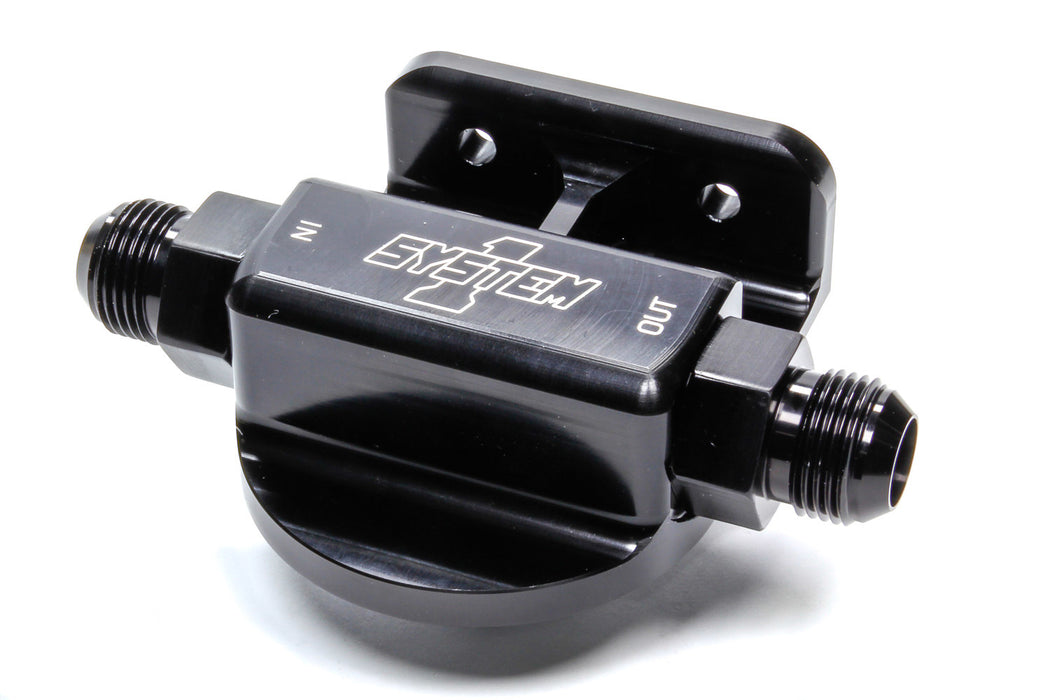 System One SYS222-90007-12B Remote Oil Filter Mount w/LH Side 12an Port