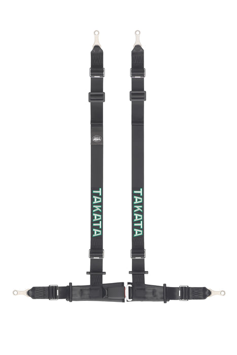 Takata TAKTR74001US-0 Harness Drift 4 Pt Bolt- In 2in Shldr & Lap Black
