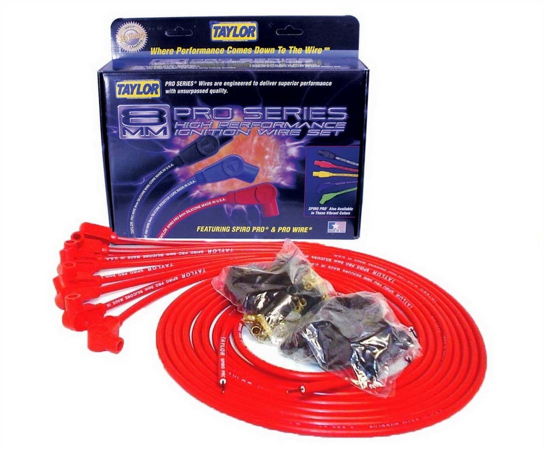 Taylor/vertex TAY73251 8mm Red Spiro-Pro Wires