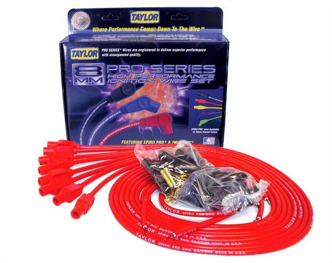 Taylor/vertex TAY73255 8mm Red Spiro-Pro Wires