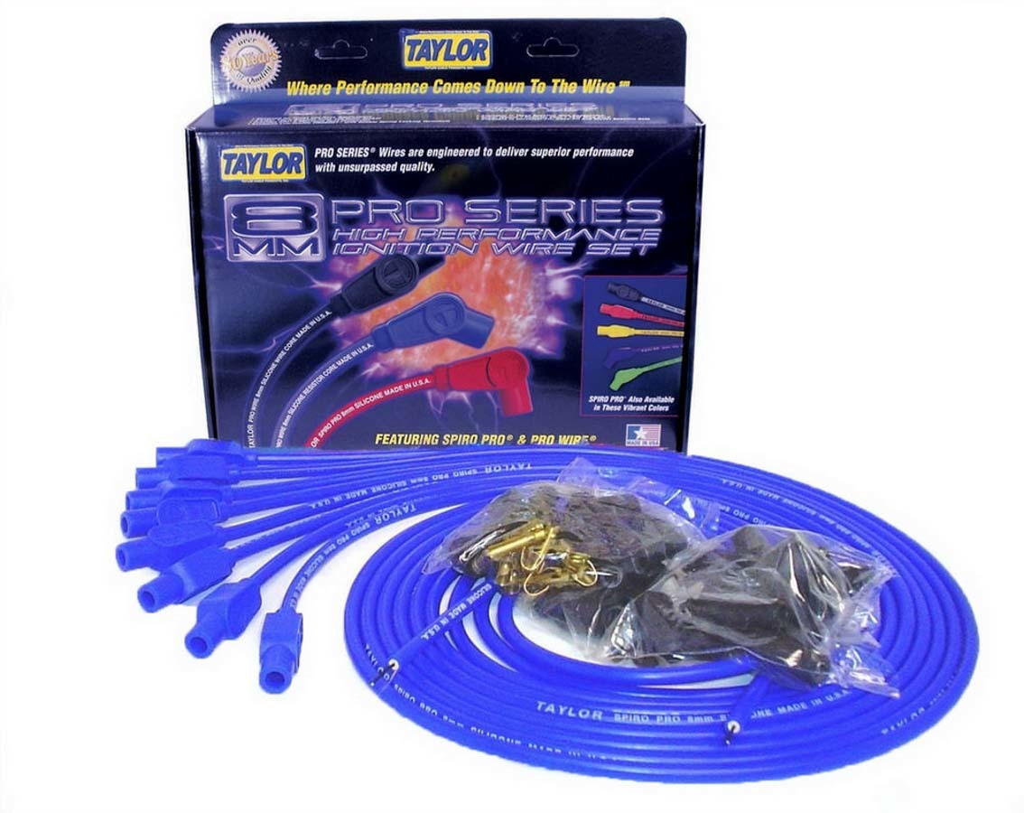 Taylor/vertex TAY73655 8mm Blue Spiro-Pro Wires