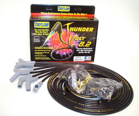 Taylor/vertex TAY83053 Univ Thundervolt Plug Wire Set 135 deg Black