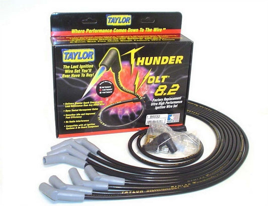 Taylor/vertex TAY86032 Thundervolt 8.2 Plug Wire Set BBC Black