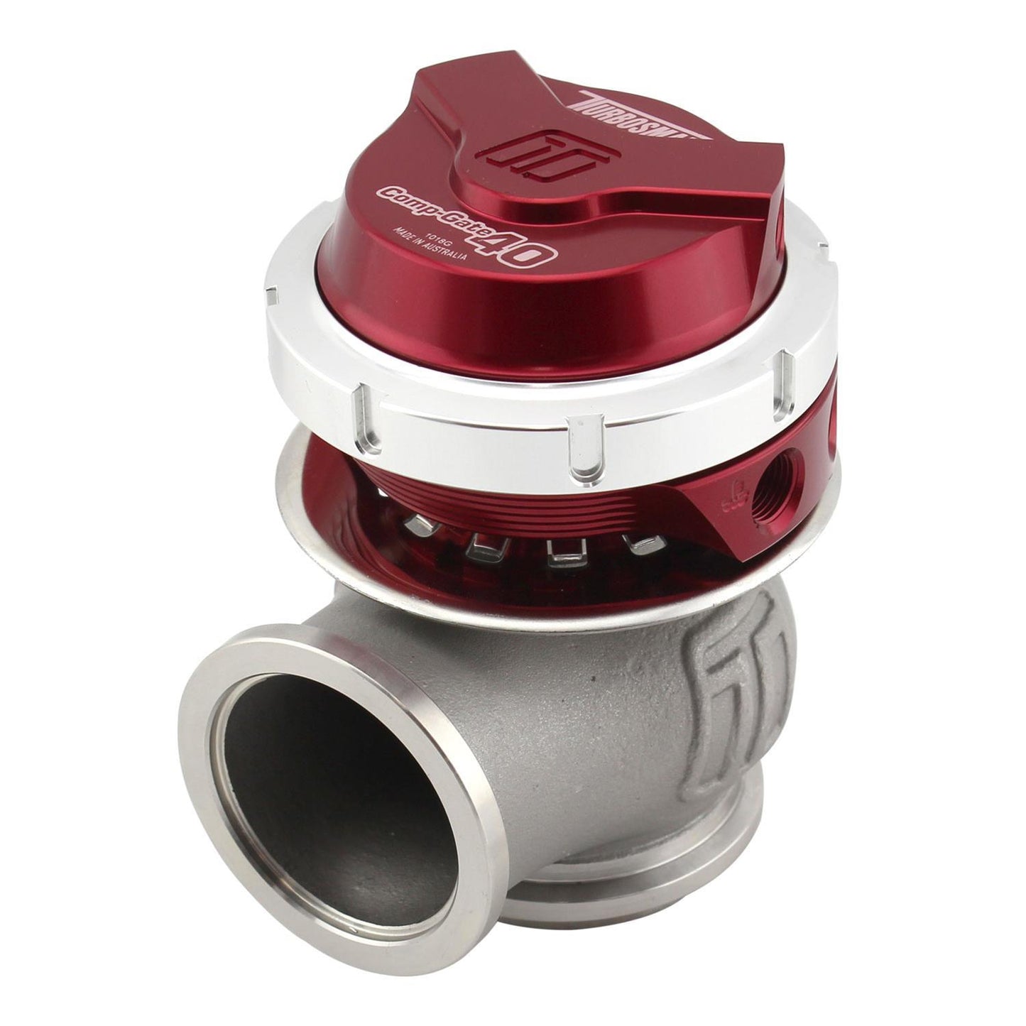 Turbosmart Usa TBSTS-0552-1014 WG40 GenV CompGate 40mm Wastegate 14psi Red