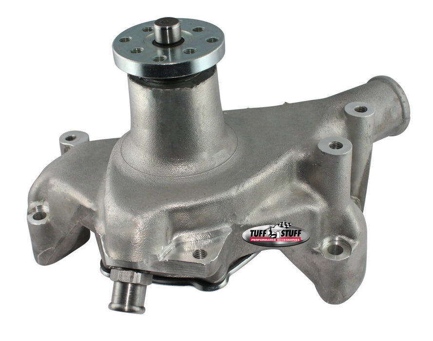 Tuff-stuff TFS1511NC SBC Long Water Pump Platinum As Cast