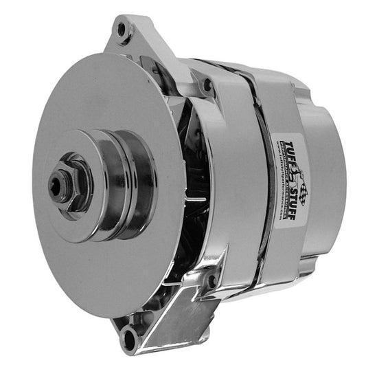Tuff-stuff TFS7127NDP GM Alternator 100 Amp 1-Wire Polished V-Groove