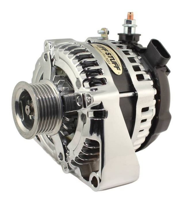 Tuff-stuff TFS8435C6GOE LS225 Max Amp Alternator 6 Groove OEM Wire Chrome