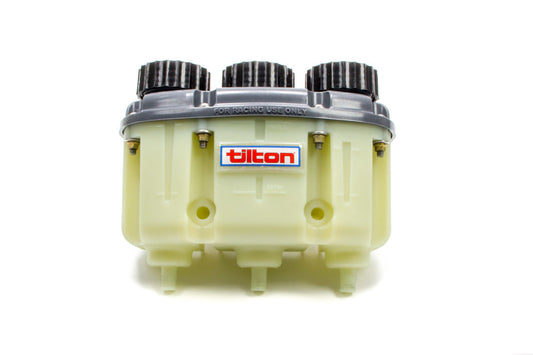 Tilton TIL72-576 Reservoir Plastic 3-Chamber Push On Fittng