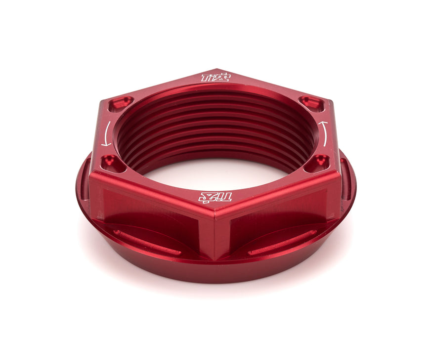 Ti22 Performance TIP2878 Axle Nut LH Lightweight Aluminum Red