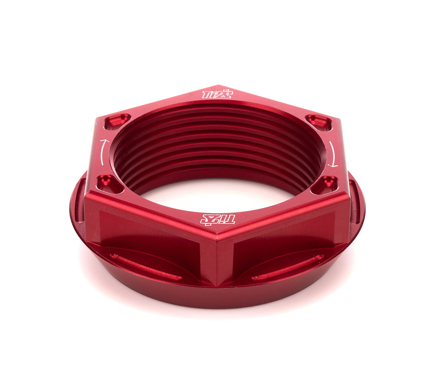 Ti22 Performance TIP2879 Axle Nut RH Lightweight Aluminum Red