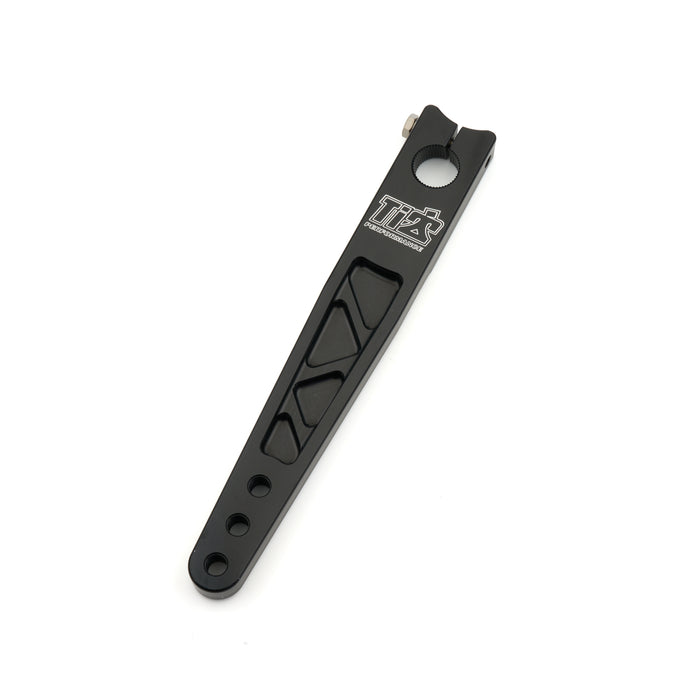Ti22 Performance TIP3056 Pitman Arm 7075 Billet HD Angle Broach Black